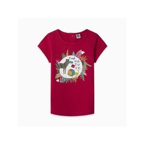 Nature Explorer Kids Tee - Burgundy